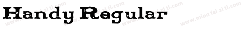 Handy Regular字体转换